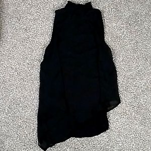 Black Sleeveless Blouse